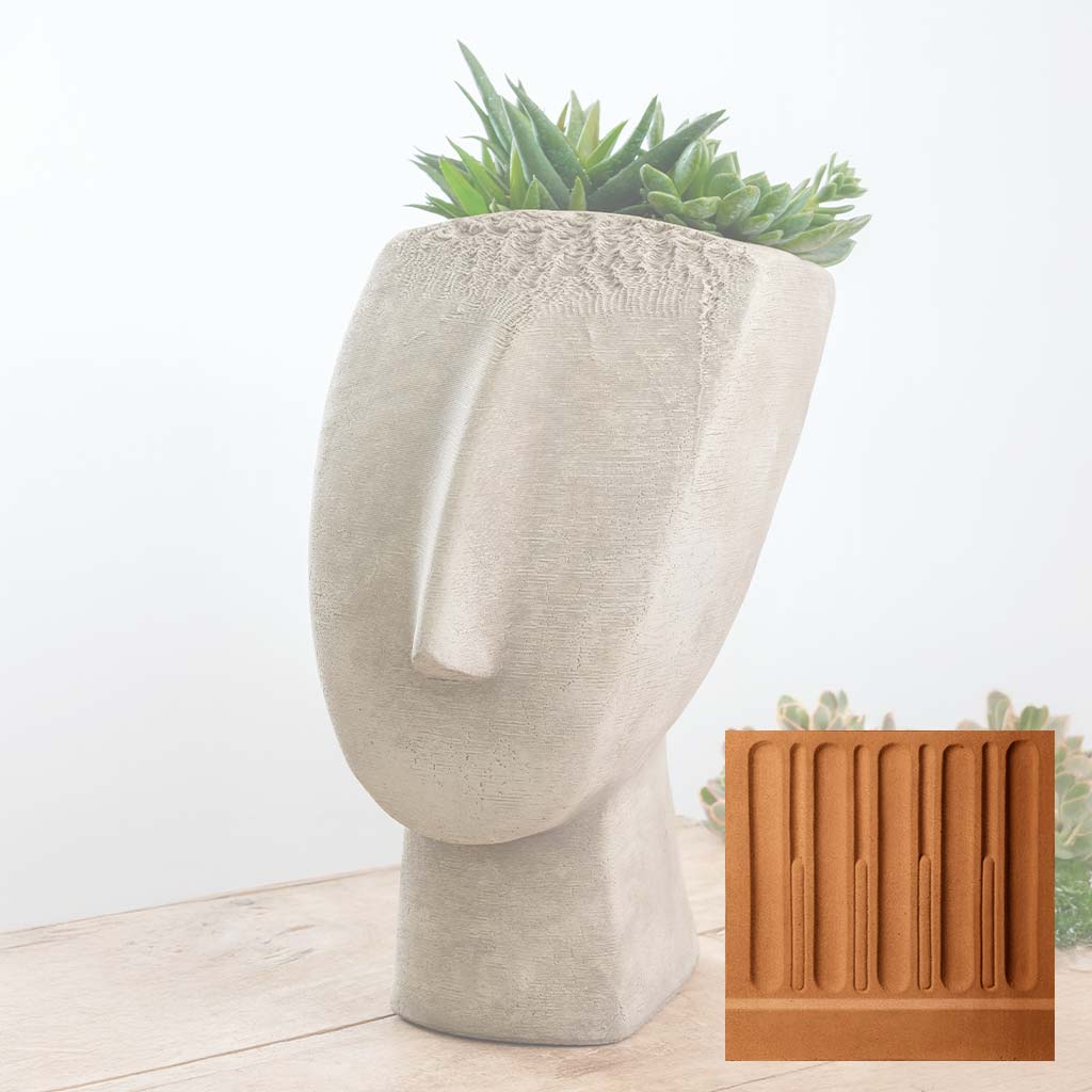 Campania Cycladic Head Planter - P-986 - Image 14