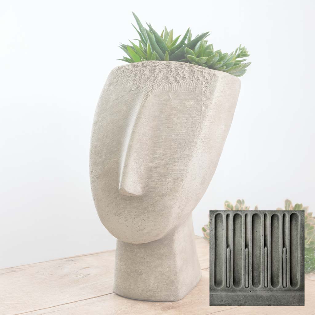 Campania Cycladic Head Planter - P-986 - Image 3