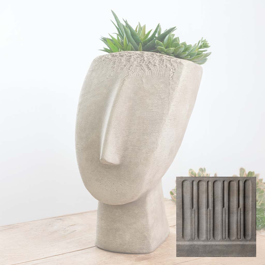 Campania Cycladic Head Planter - P-986 - Image 6