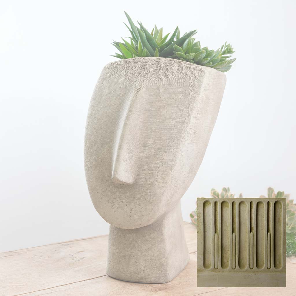 Campania Cycladic Head Planter - P-986 - Image 7