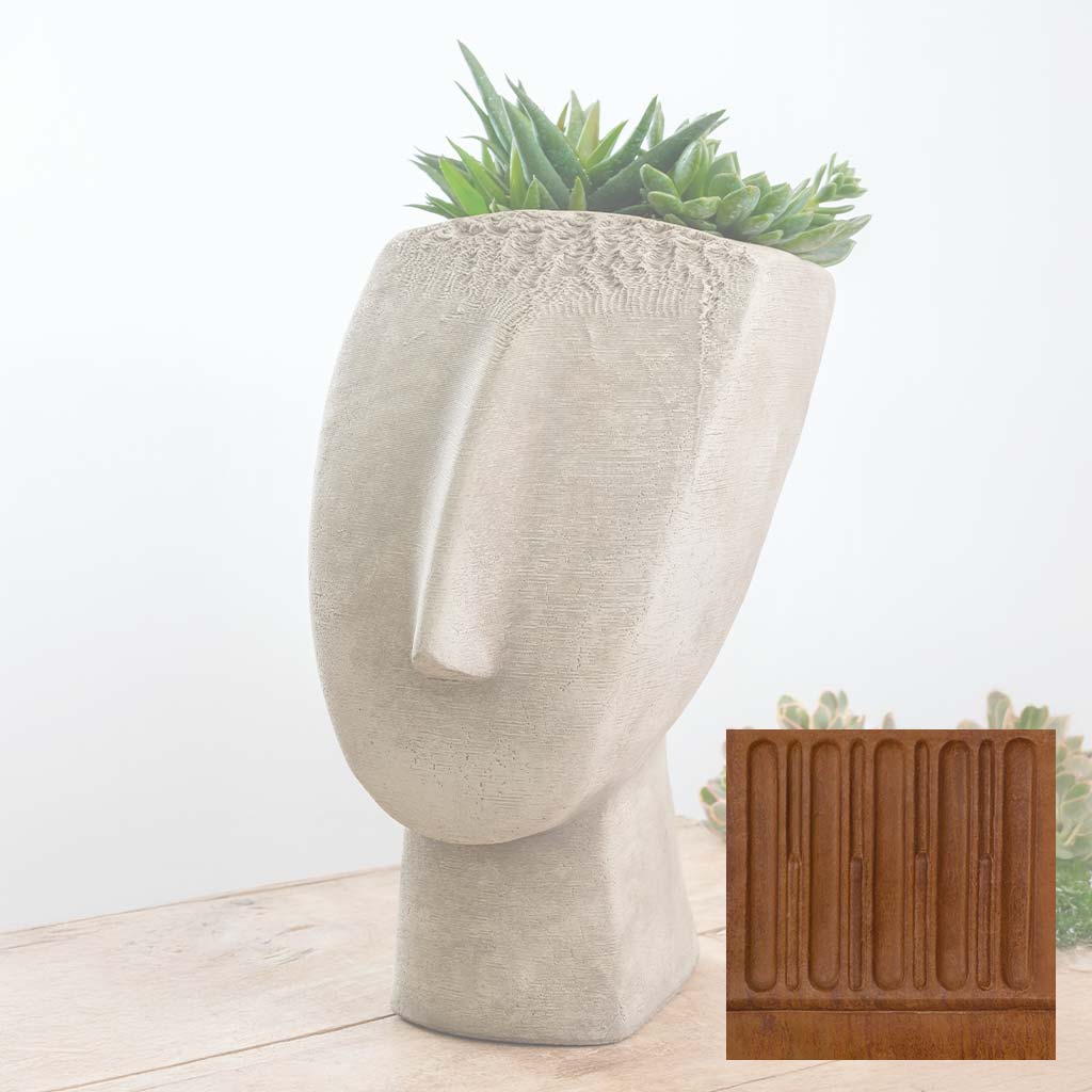 Campania Cycladic Head Planter - P-986 - Image 9