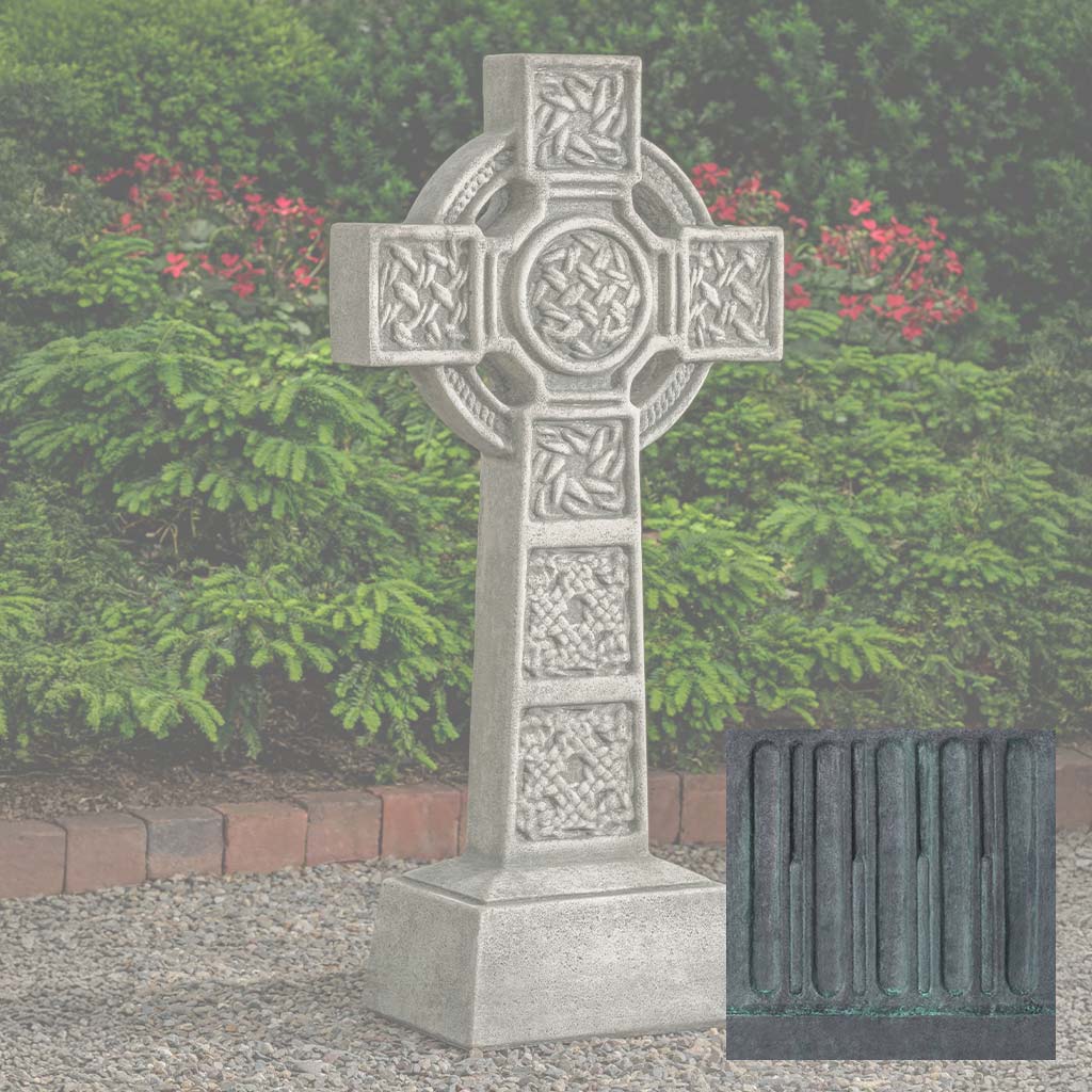 Campania Donegal Cross Garden Statue - R-128 - Image 10