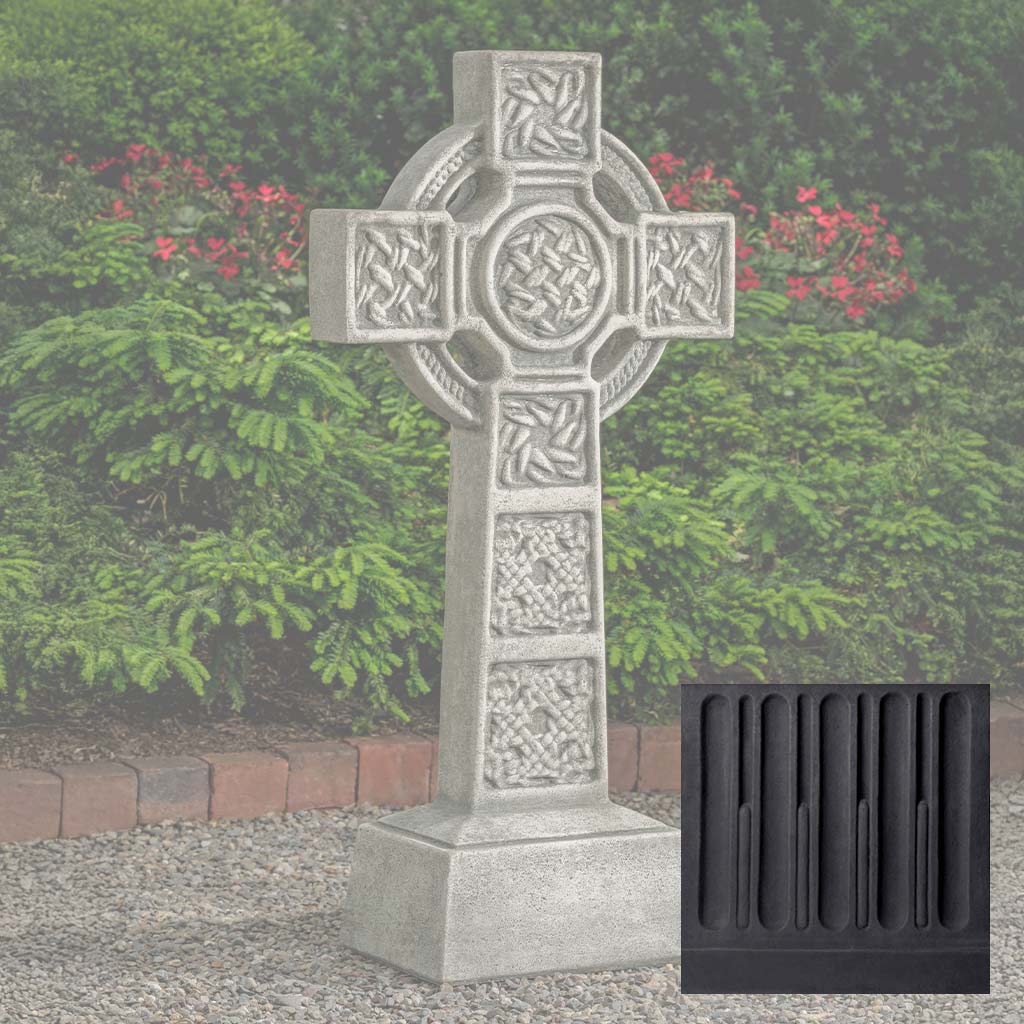 Campania Donegal Cross Garden Statue - R-128 - Image 12