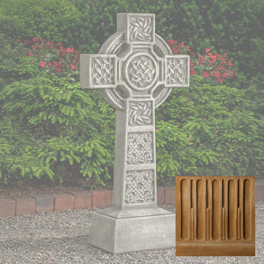 Campania Donegal Cross Garden Statue - R-128 - Image 15