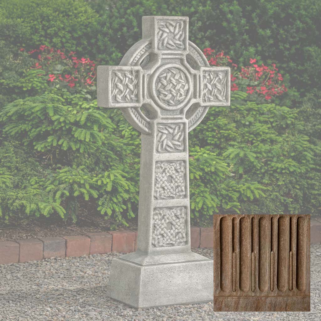 Campania Donegal Cross Garden Statue - R-128 - Image 2