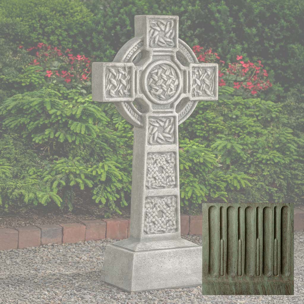 Campania Donegal Cross Garden Statue - R-128 - Image 4