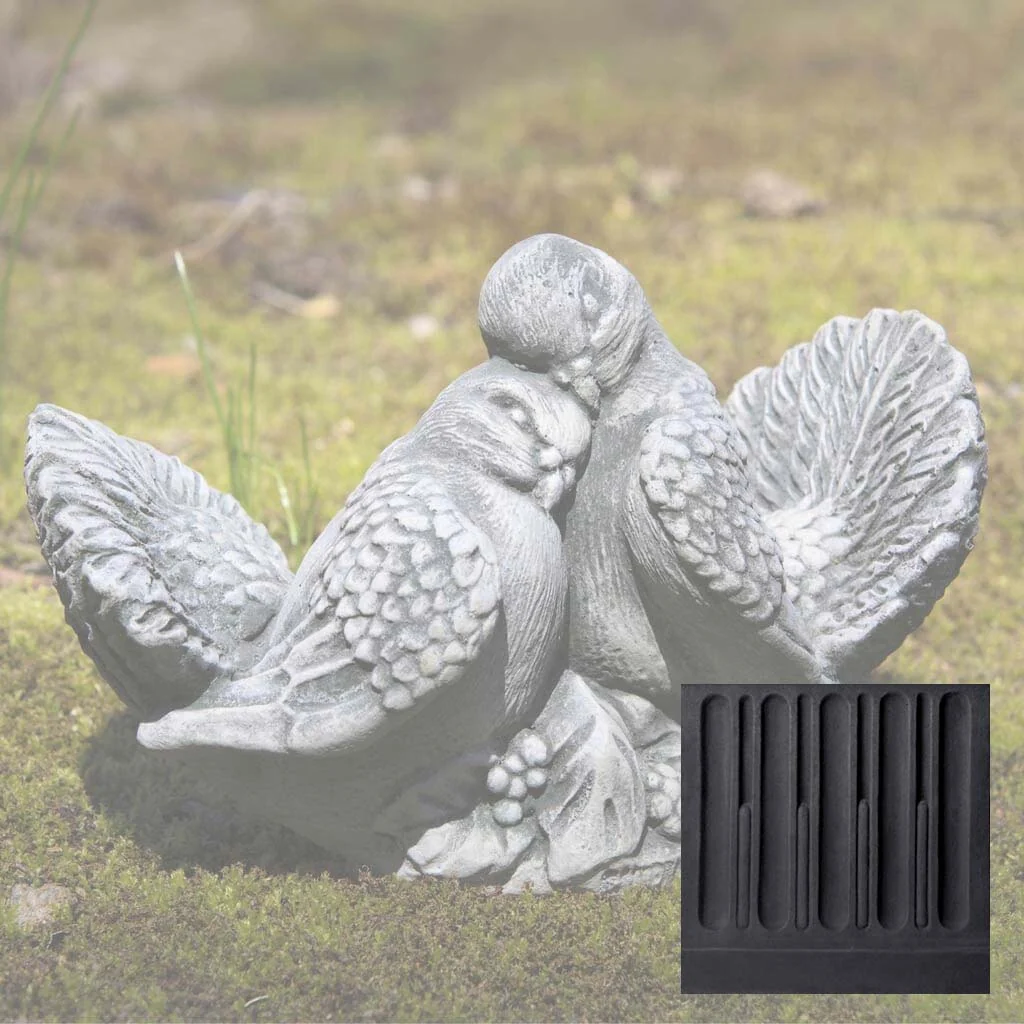 Campania Dove Pair, Small Garden Statue - A-036 - Image 11