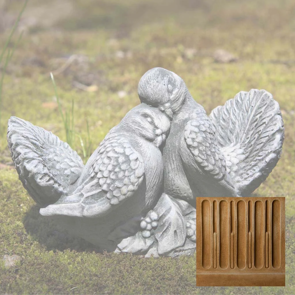 Campania Dove Pair, Small Garden Statue - A-036 - Image 13