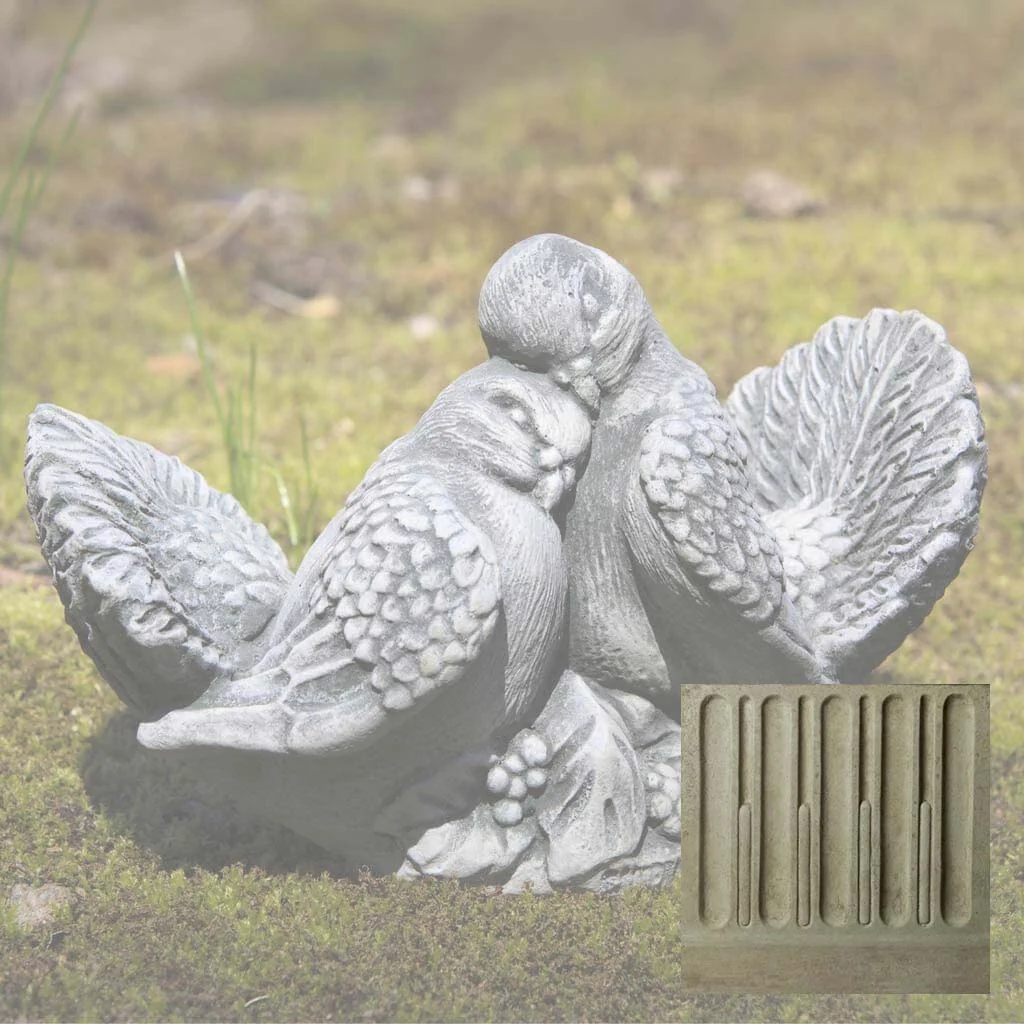 Campania Dove Pair, Small Garden Statue - A-036 - Image 14