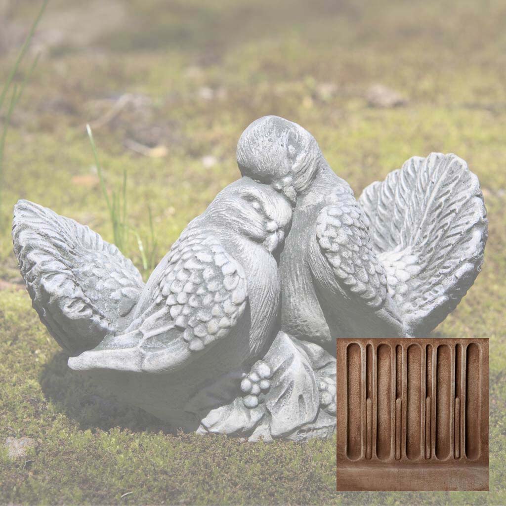 Campania Dove Pair, Small Garden Statue - A-036 - Image 3