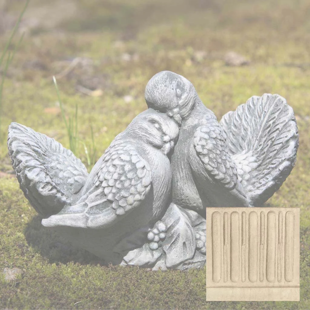 Campania Dove Pair, Small Garden Statue - A-036 - Image 6