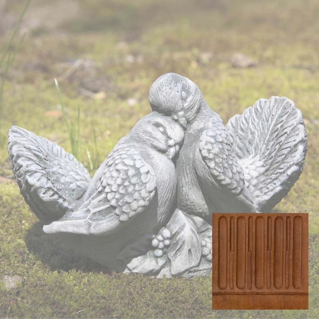 Campania Dove Pair, Small Garden Statue - A-036 - Image 7