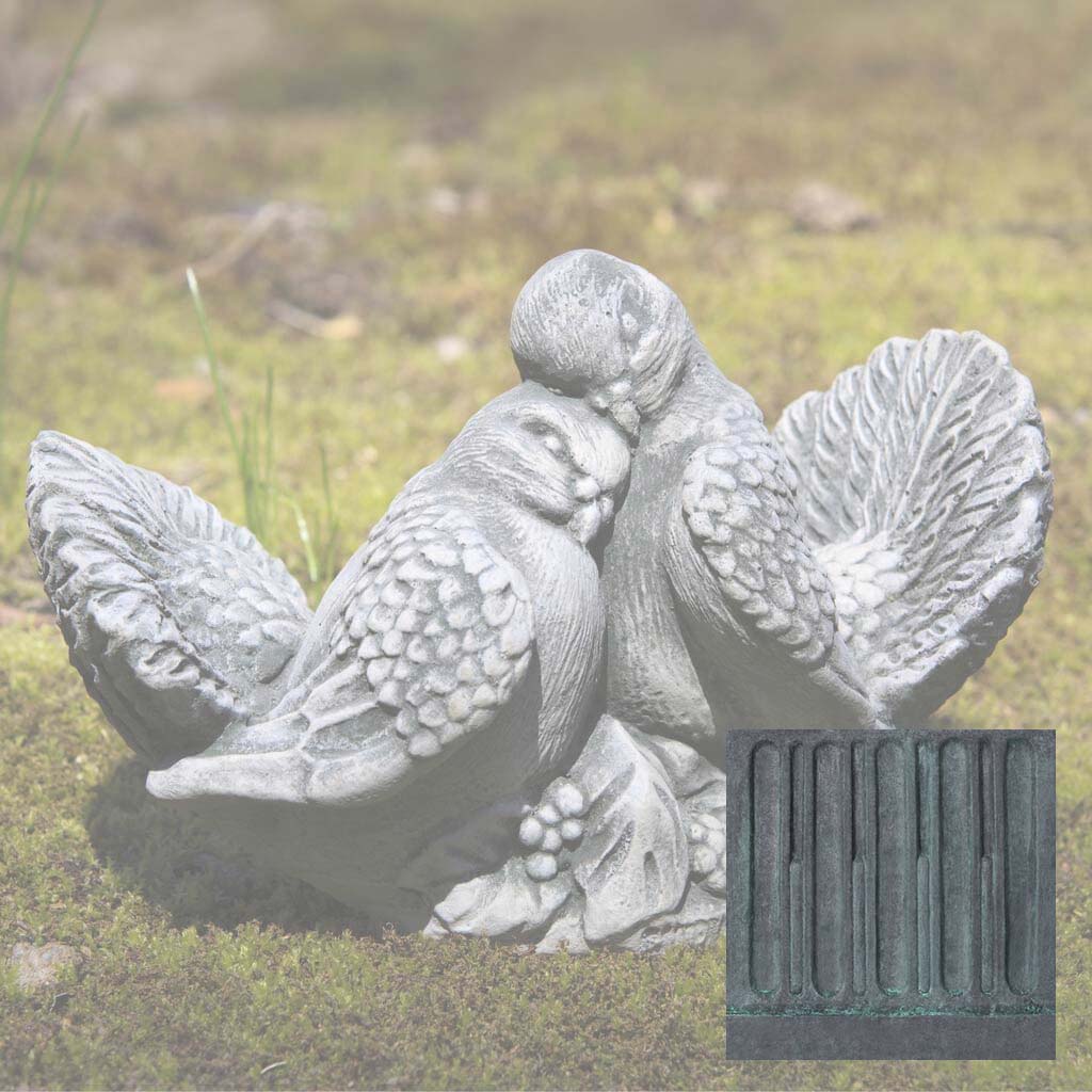 Campania Dove Pair, Small Garden Statue - A-036 - Image 9