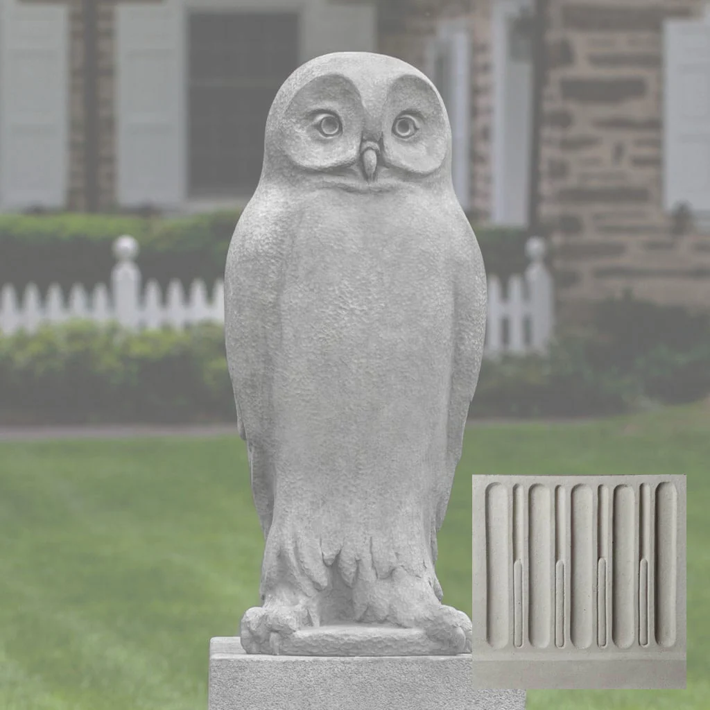 Campania Dr. Hoo Garden Statue - A-578 - Image 11