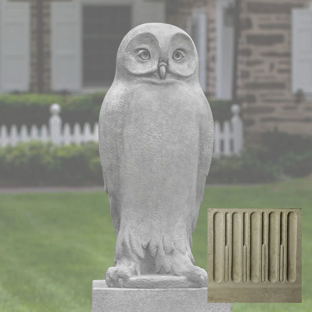 Campania Dr. Hoo Garden Statue - A-578 - Image 16
