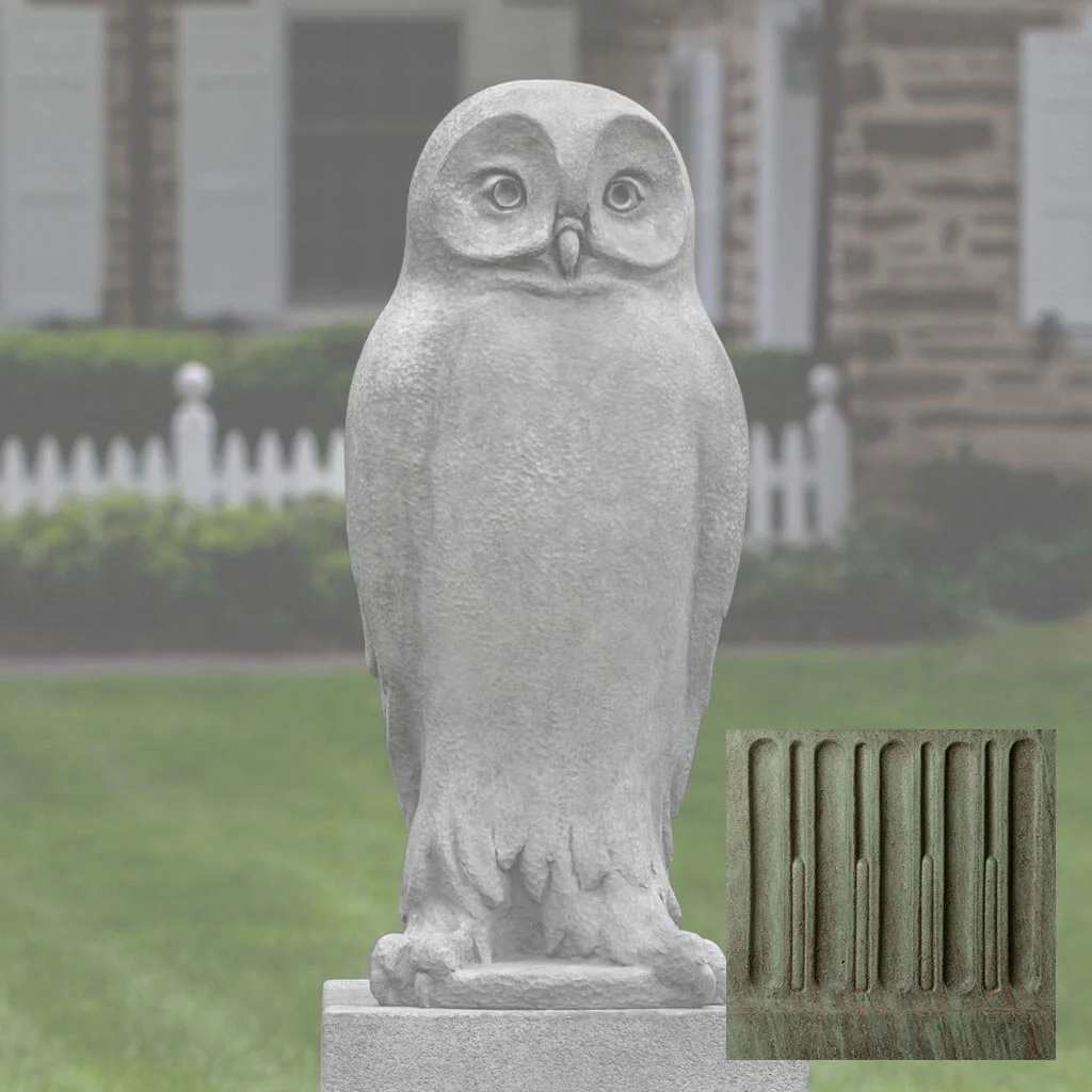 Campania Dr. Hoo Garden Statue - A-578 - Image 4