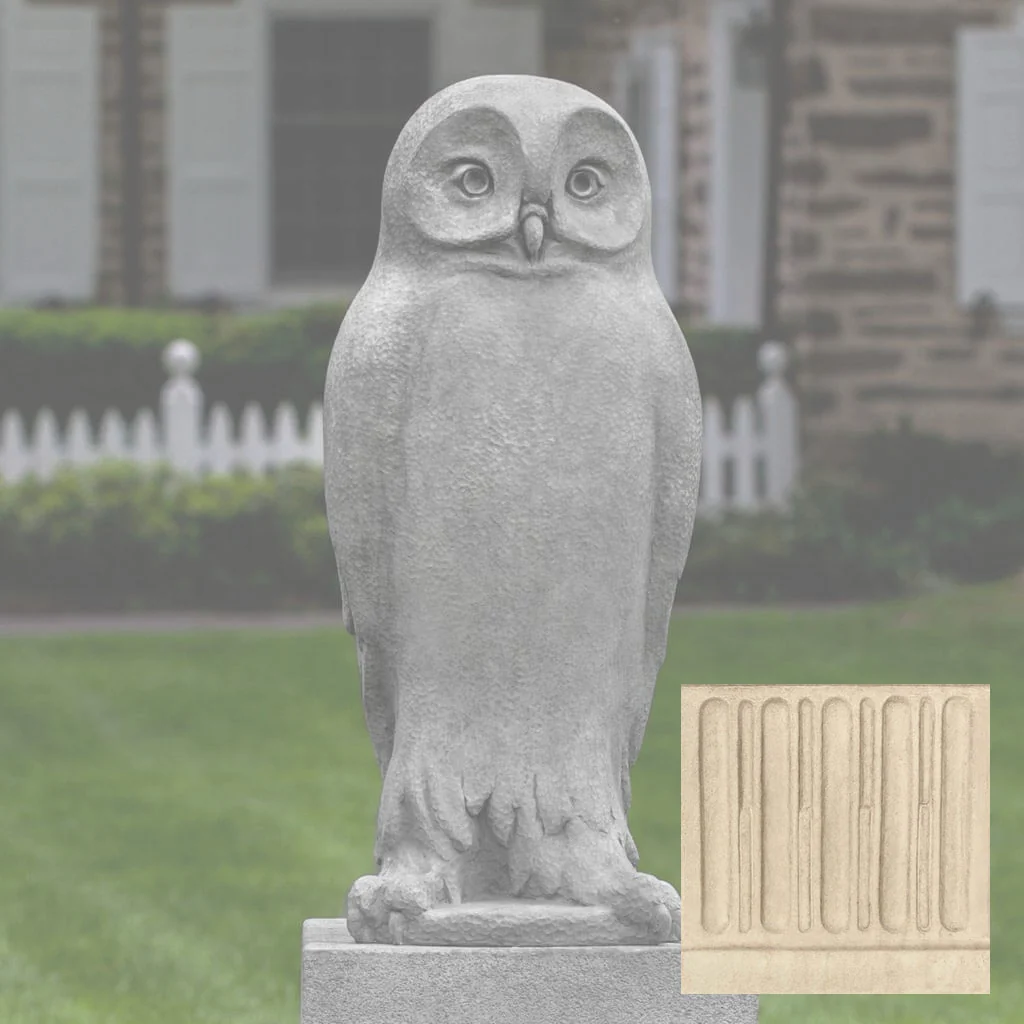 Campania Dr. Hoo Garden Statue - A-578 - Image 7