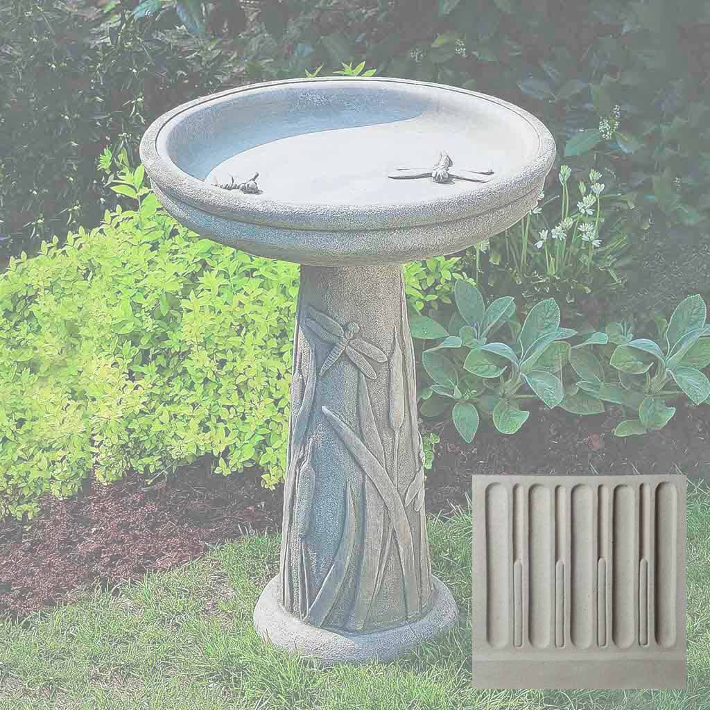 Campania Dragonfly Birdbath - B-056 - Image 11