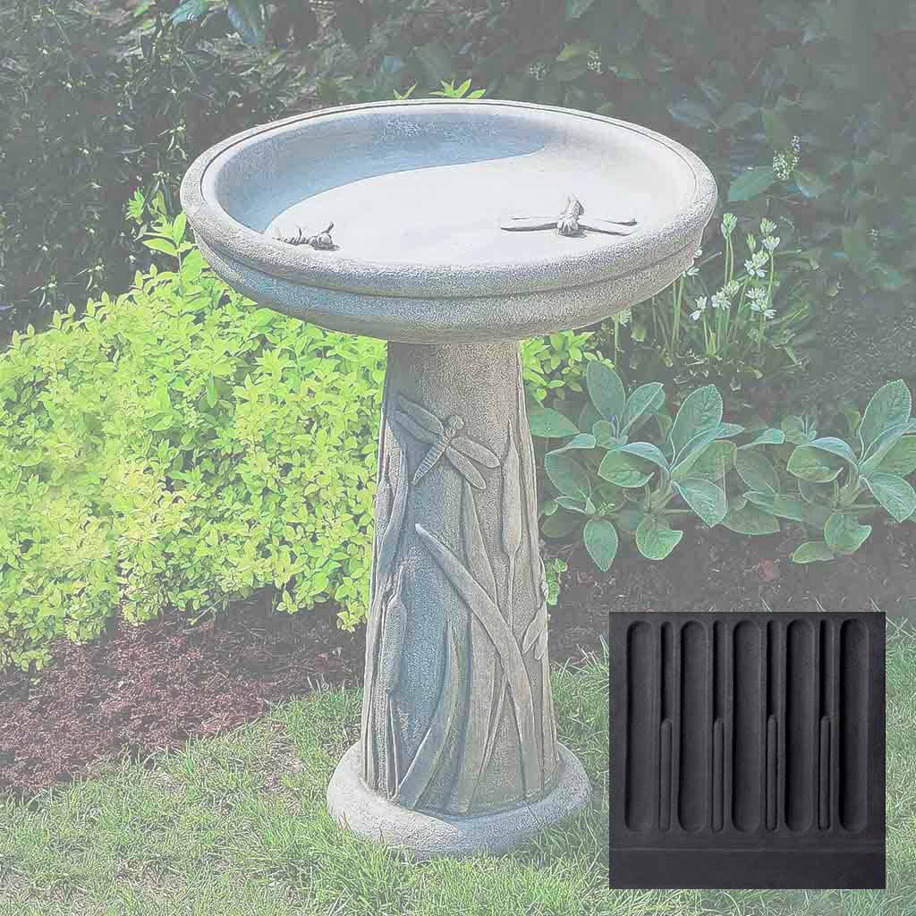 Campania Dragonfly Birdbath - B-056 - Image 12