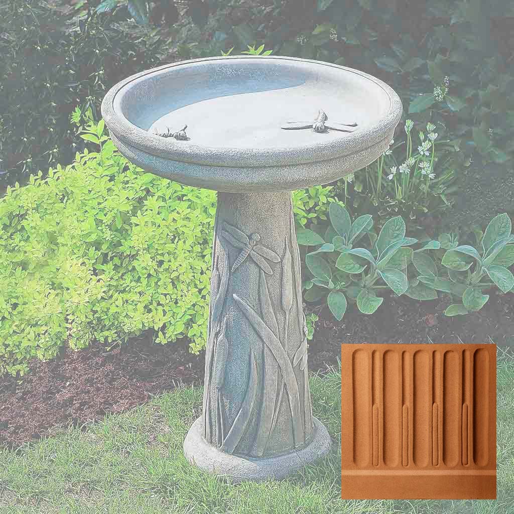 Campania Dragonfly Birdbath - B-056 - Image 14