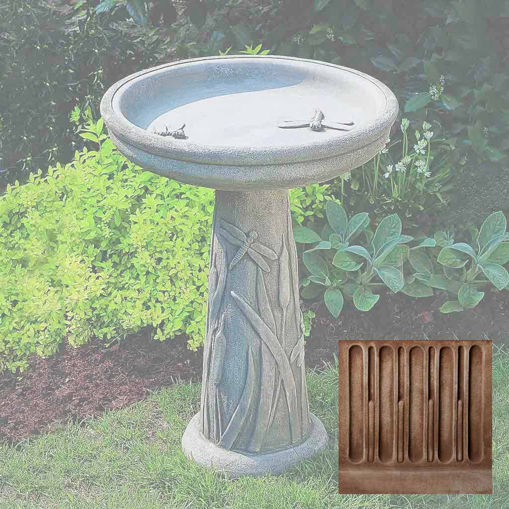Campania Dragonfly Birdbath - B-056 - Image 4