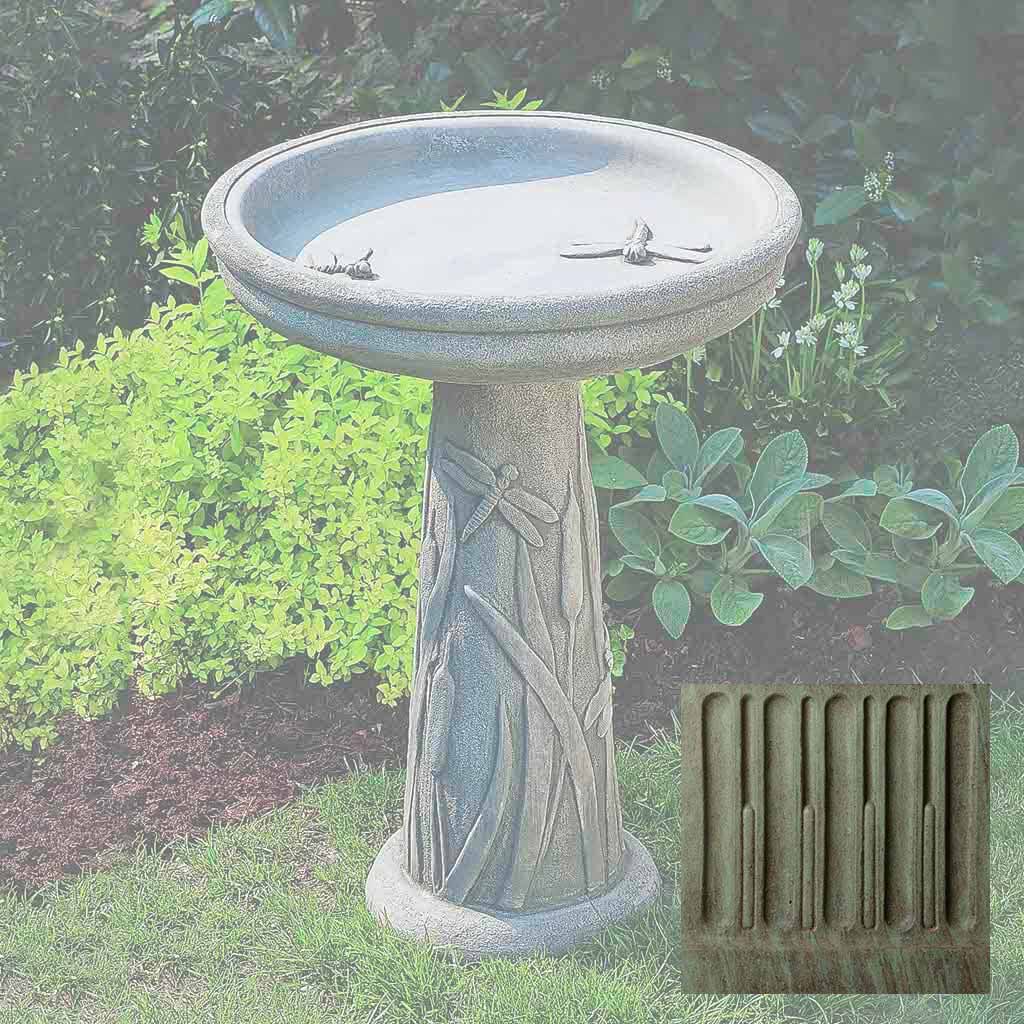 Campania Dragonfly Birdbath - B-056 - Image 5