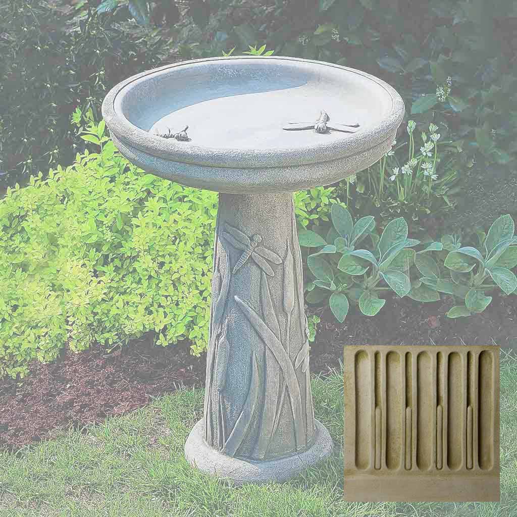 Campania Dragonfly Birdbath - B-056 - Image 7
