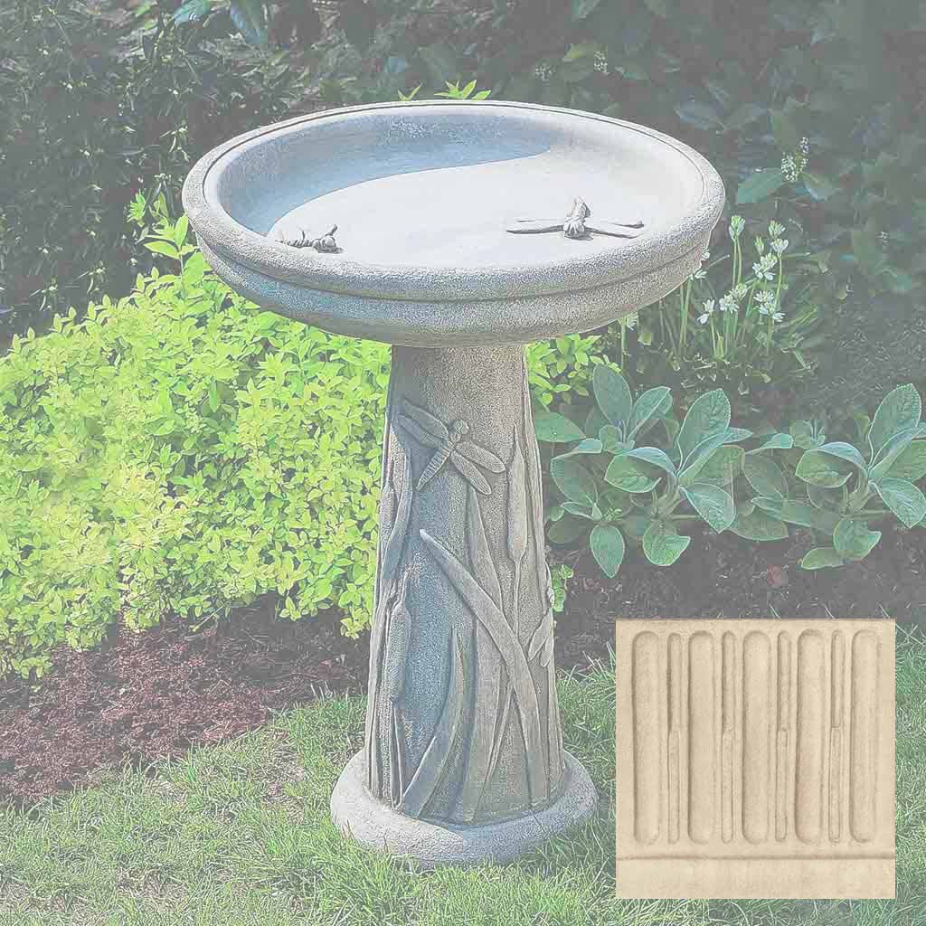 Campania Dragonfly Birdbath - B-056 - Image 8