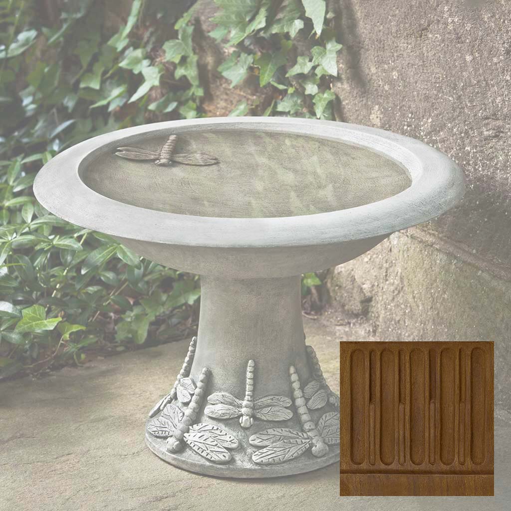 Campania Dragonfly Birdbath, Small - B-149 - Image 12