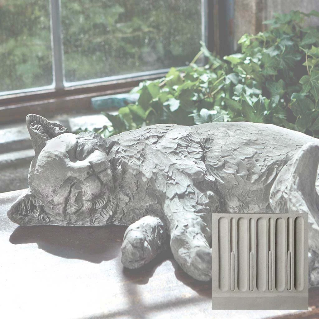 Campania Dreaming Kitty Garden Statue - A-485 - Image 11