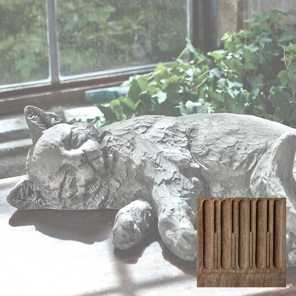 Campania Dreaming Kitty Garden Statue - A-485 - Image 2