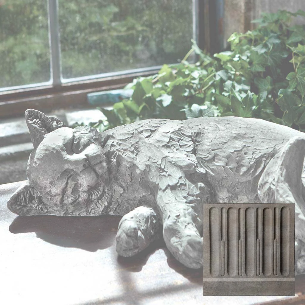 Campania Dreaming Kitty Garden Statue - A-485 - Image 5