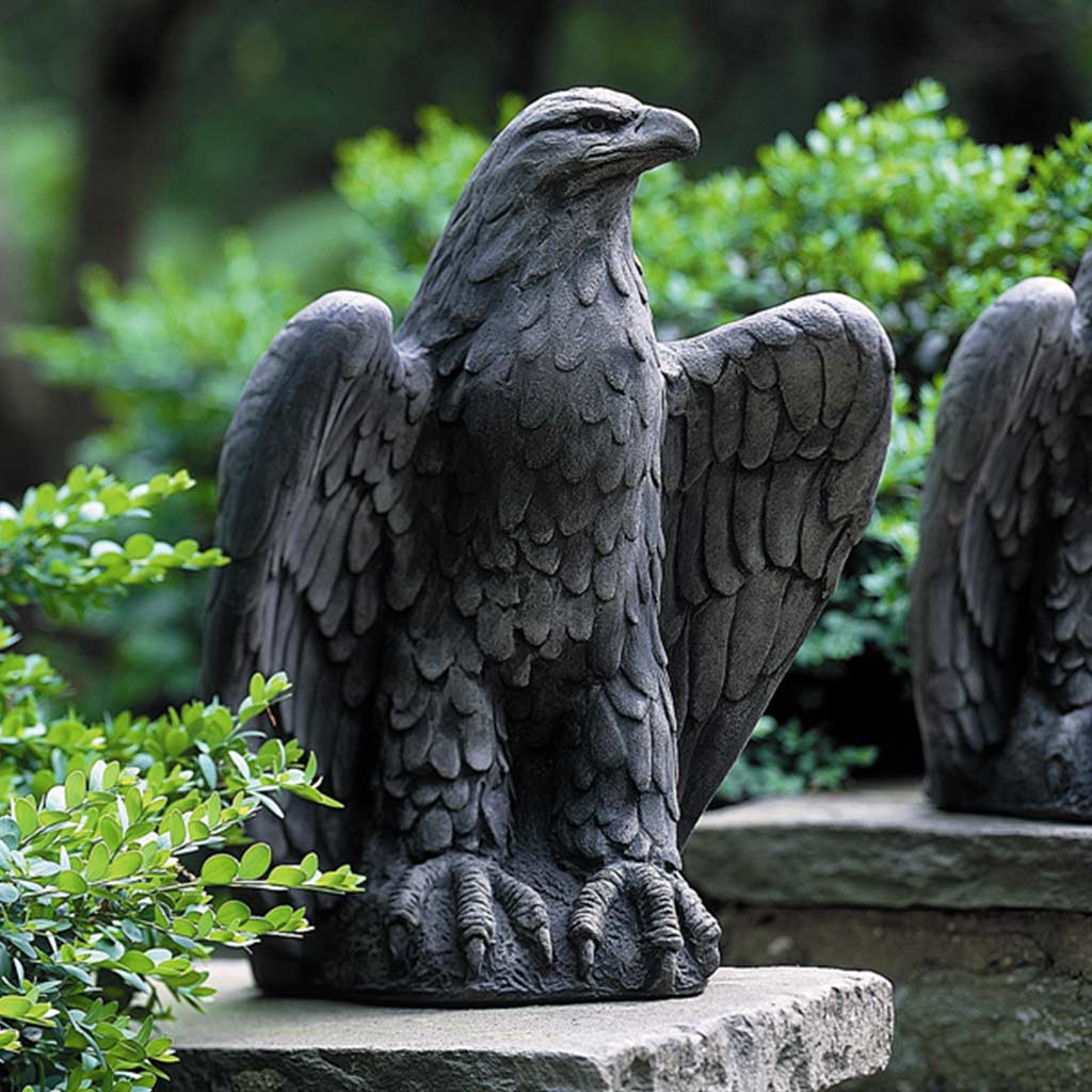 Campania Eagle Garden Statue - A-253 Set - Image 2