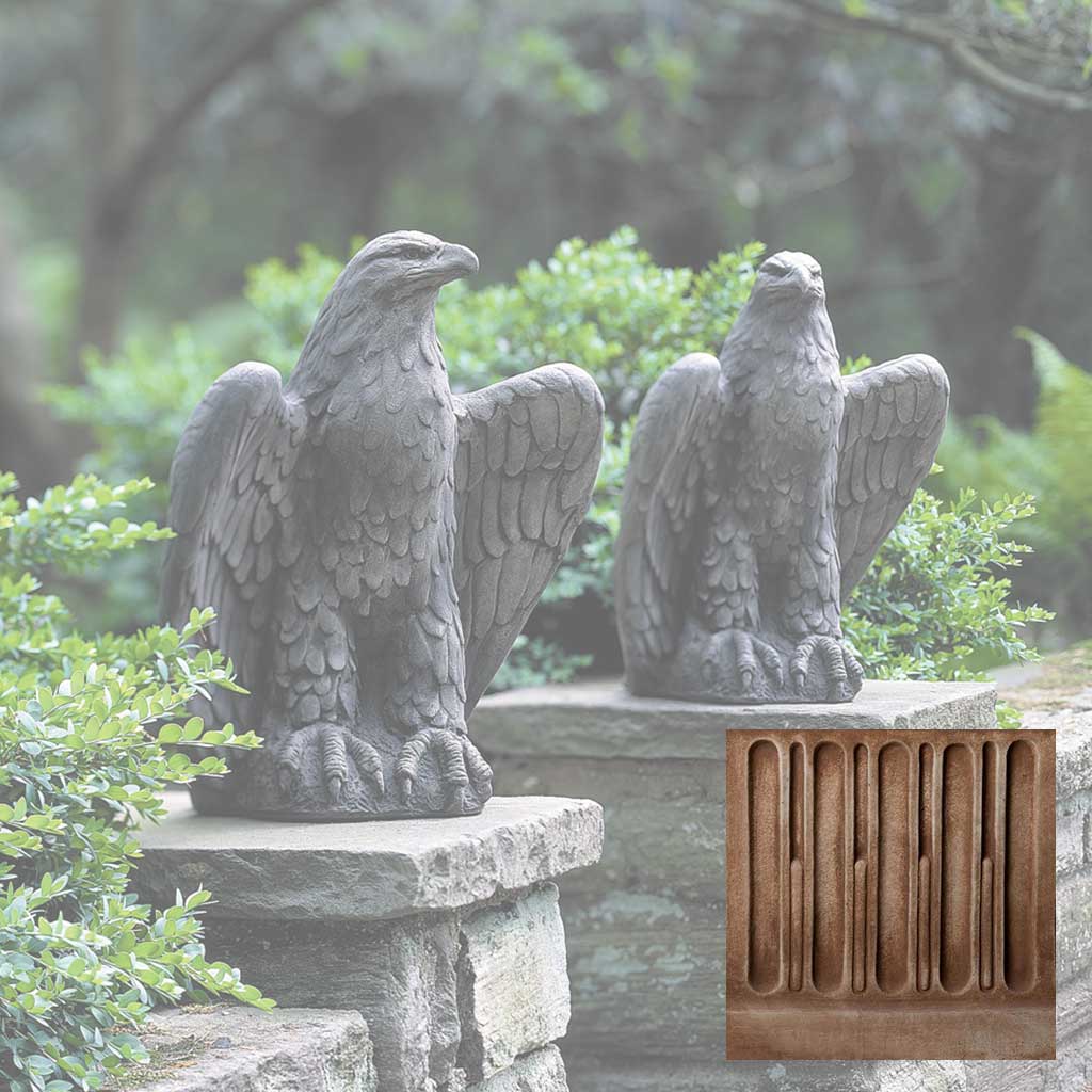 Campania Eagle Garden Statue - A-253 Set - Image 5