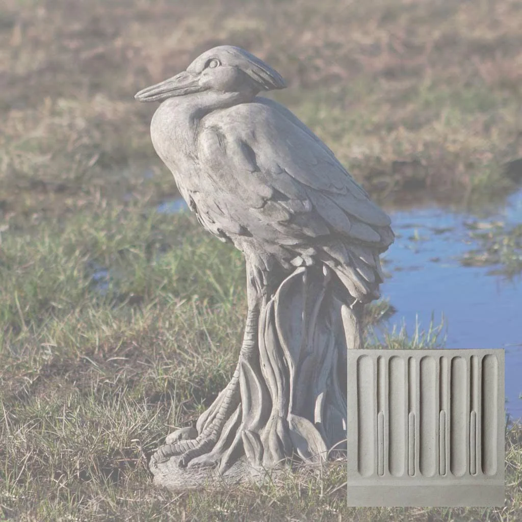 Campania Egret Garden Statue - A-572 - Image 10