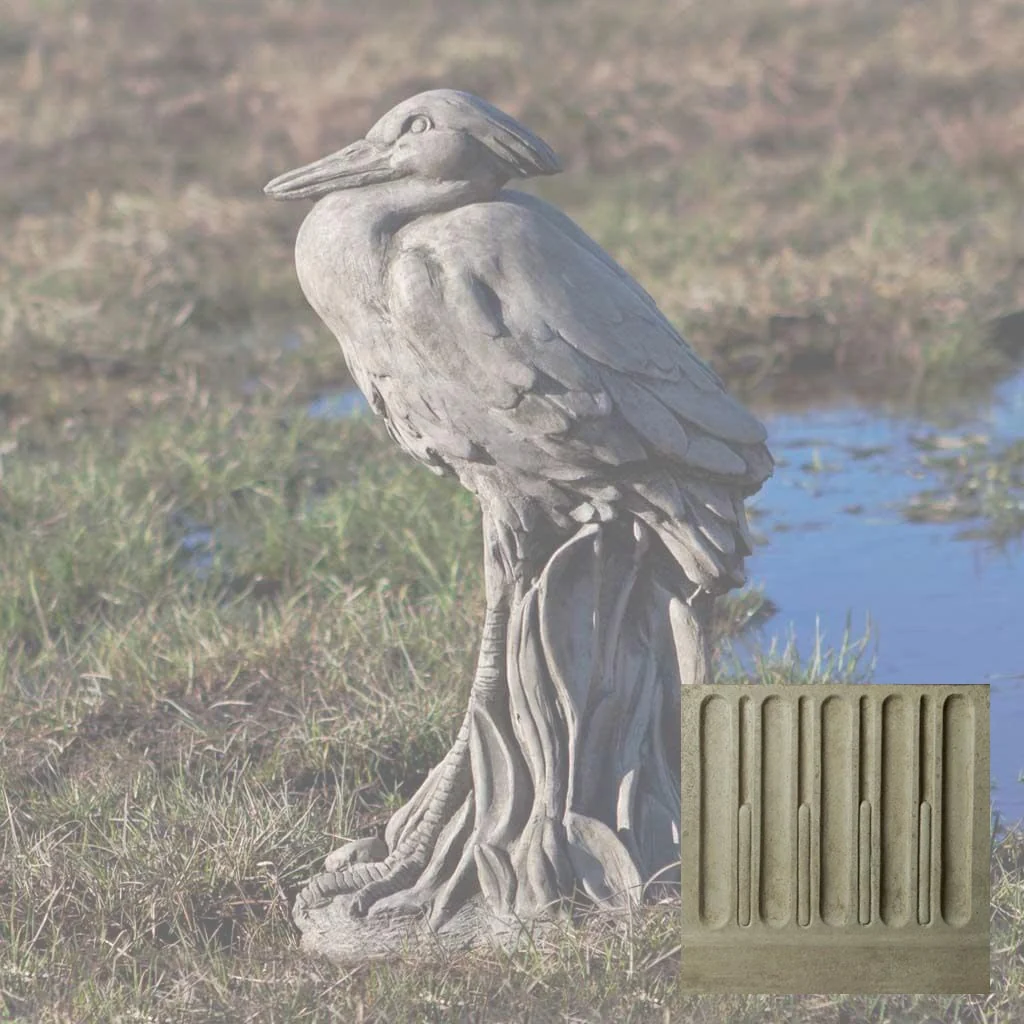 Campania Egret Garden Statue - A-572 - Image 14