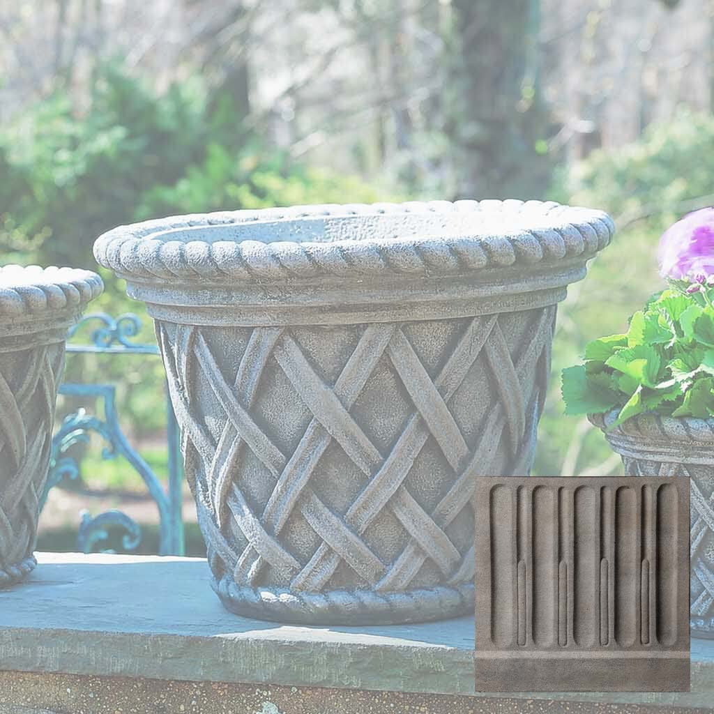 Campania English Weave Planter - P-133 - Image 20