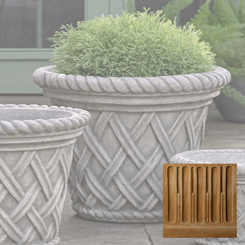 Campania English Weave Planter - P-133 - Image 30