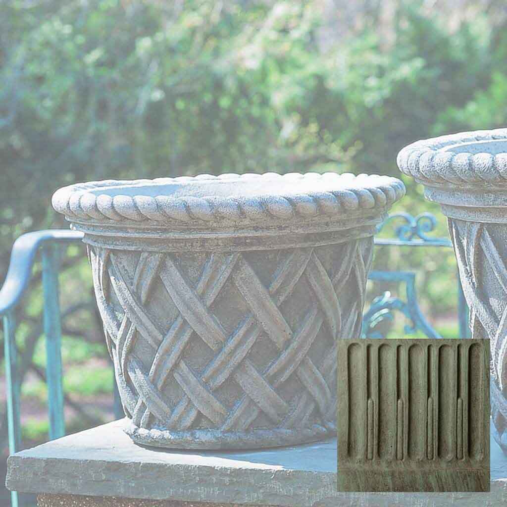 Campania English Weave Planter - P-133 - Image 6