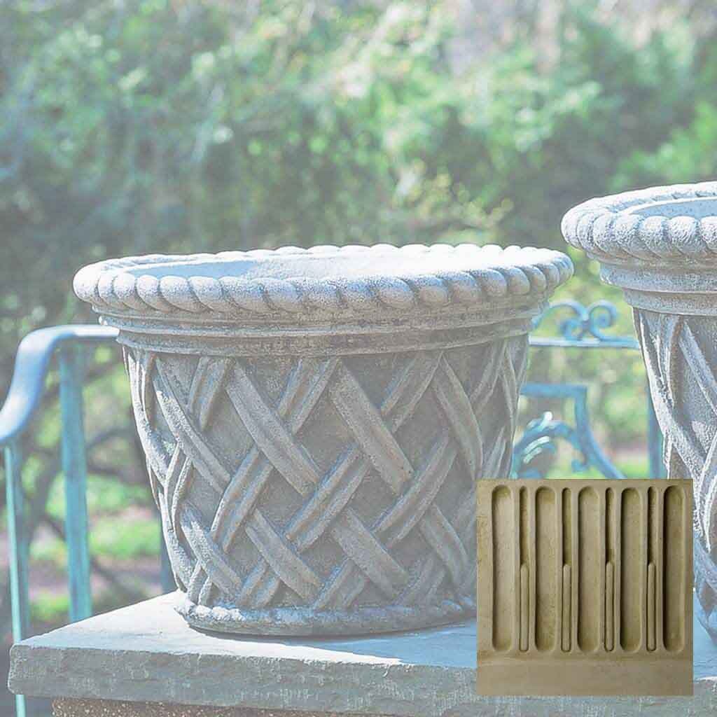Campania English Weave Planter - P-133 - Image 7
