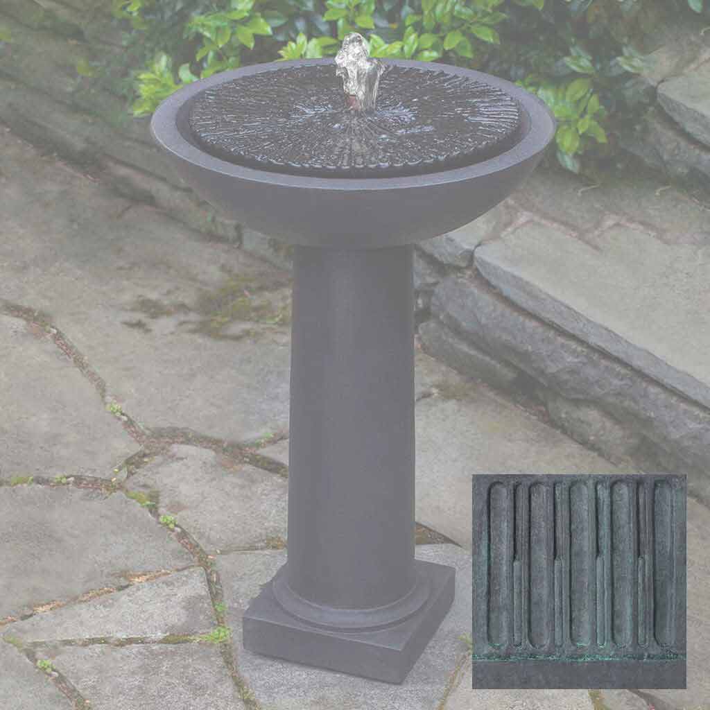 Campania Equinox Birdbath Fountain - FT-247 - Image 11
