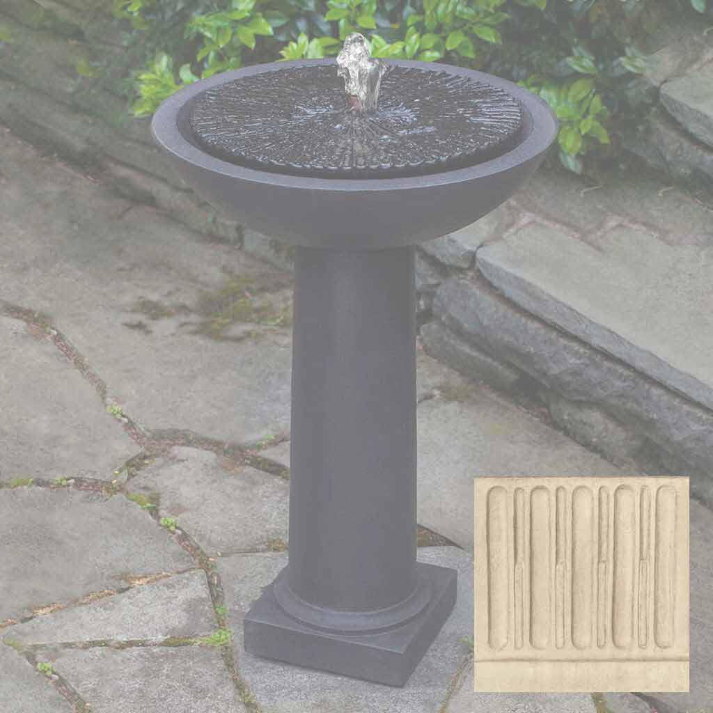 Campania Equinox Birdbath Fountain - FT-247 - Image 8