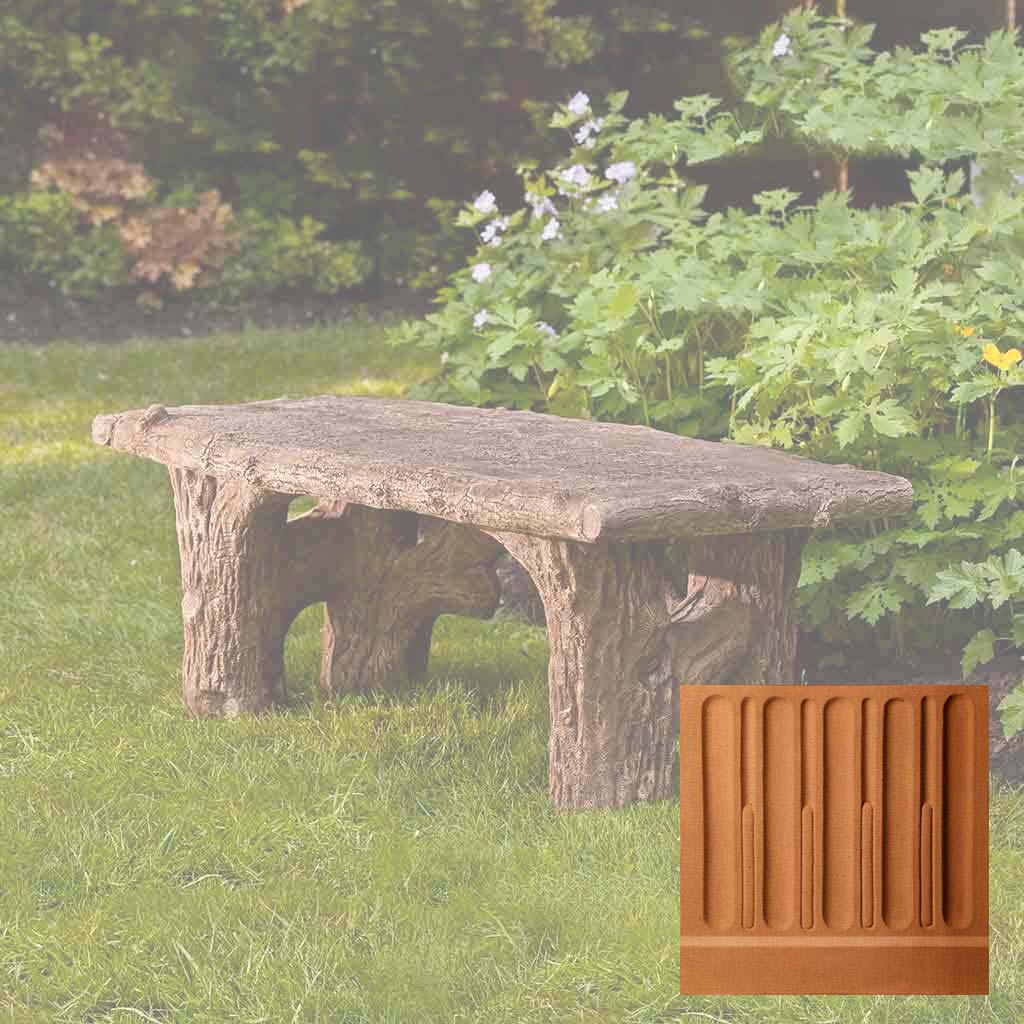 Campania Faux Bois Bench - BE-116 - Image 14