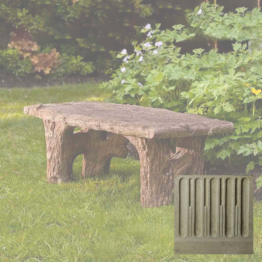 Campania Faux Bois Bench - BE-116 - Image 16