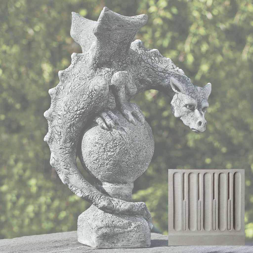 Campania Fiona Winged Dragon Garden Statue - S-462 - Image 10