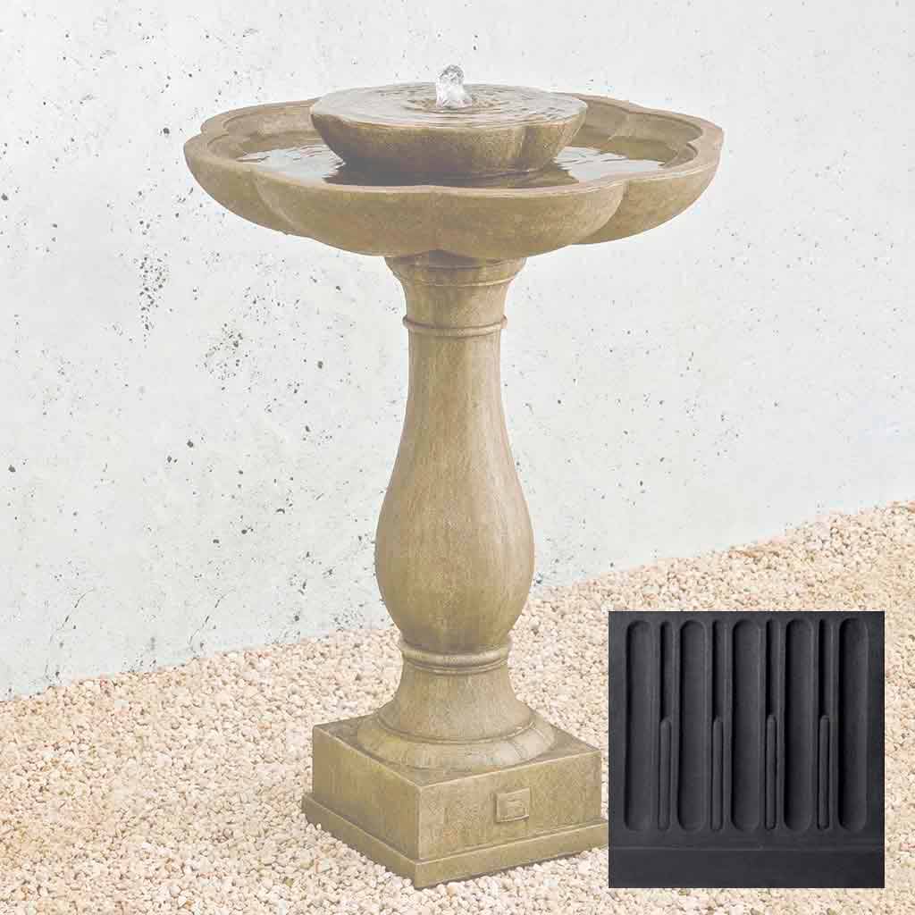 Campania Flores Pedestal Fountain - FT-180 - Image 11