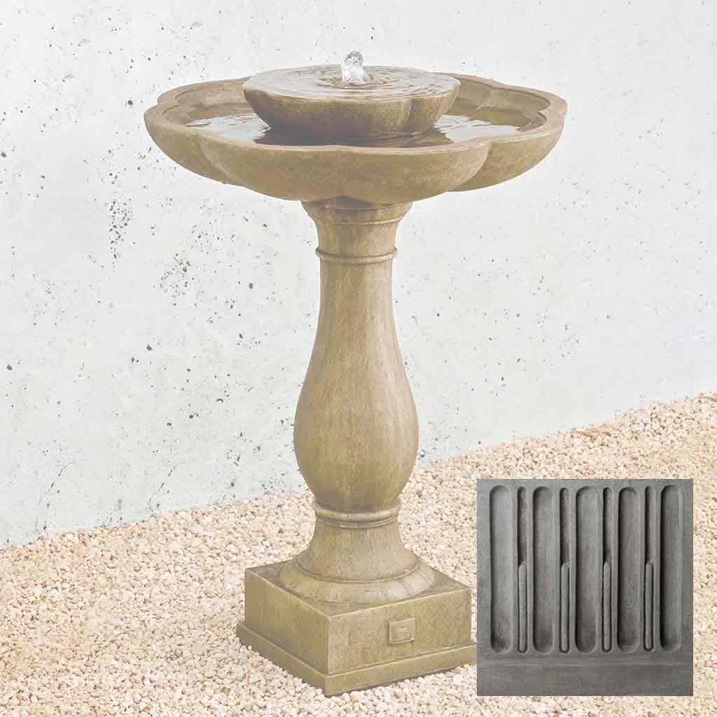 Campania Flores Pedestal Fountain - FT-180 - Image 8