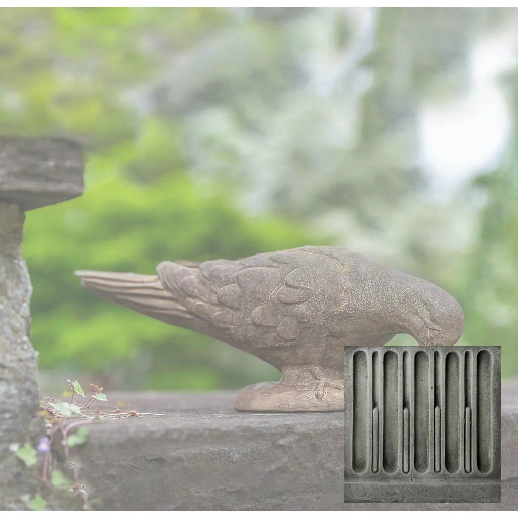 Campania French Dove Garden Statue - A-618 - Image 2