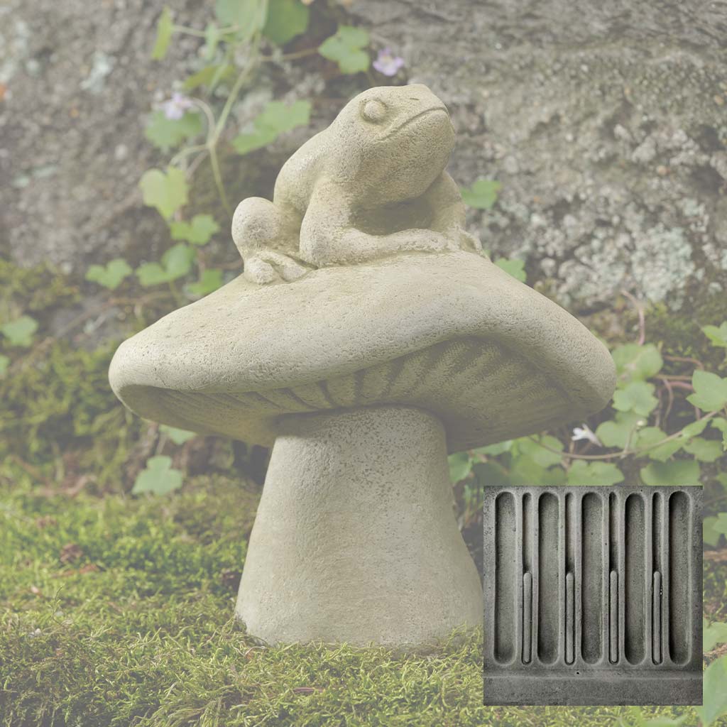 Campania Fun Guy Frog Garden Statue - A-687 - Image 3