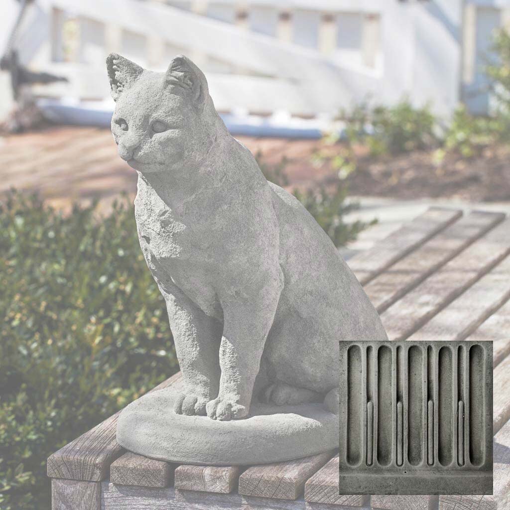 Campania Garden Cat Garden Statue - A-228 - Image 3